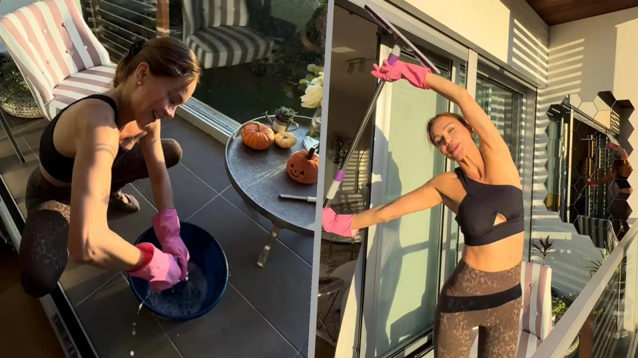 Ebru Şallı’dan evde sporun yeni hali! 2