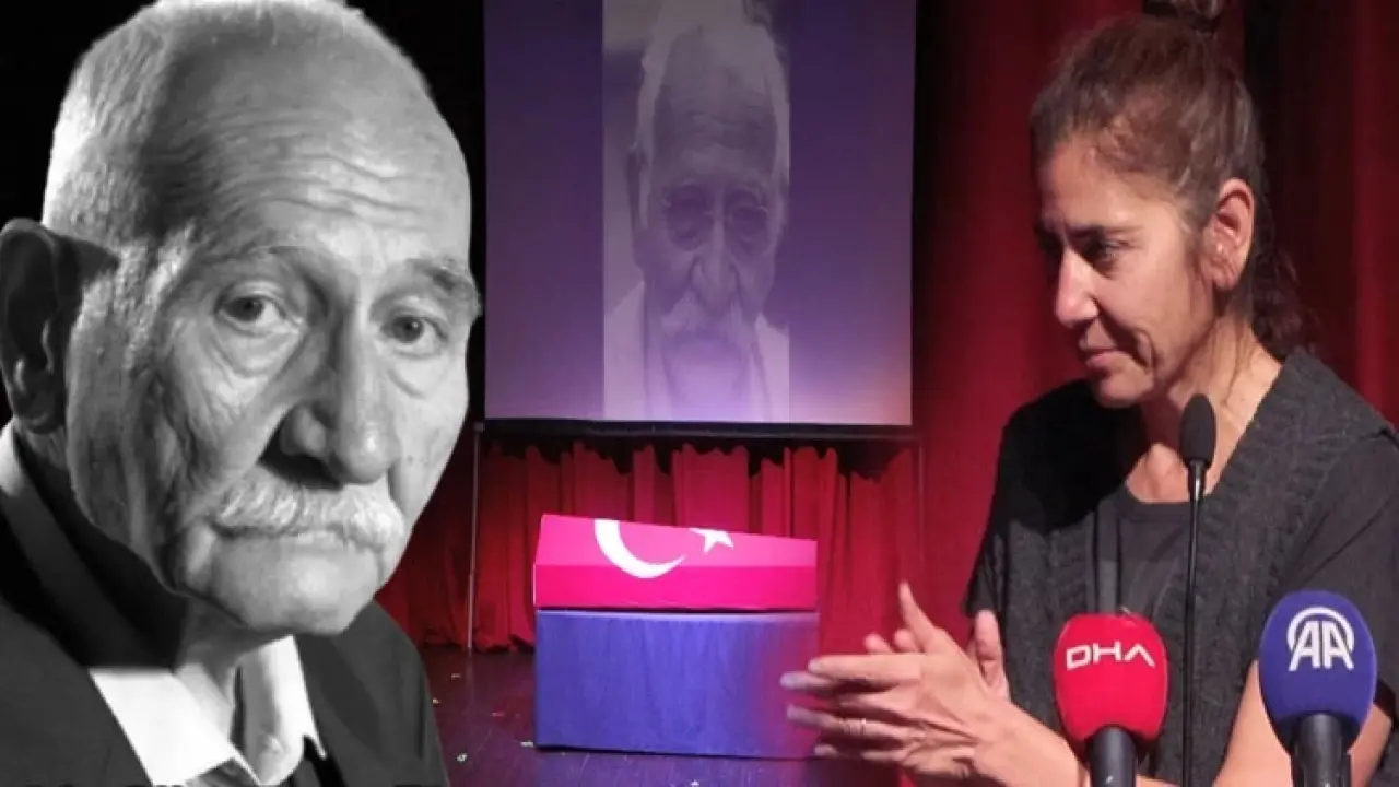 'Memik Dede' Arif Erkin Güzelbeyoğlu İçin tiyatro sahnesinde hüzünlü tören! 2