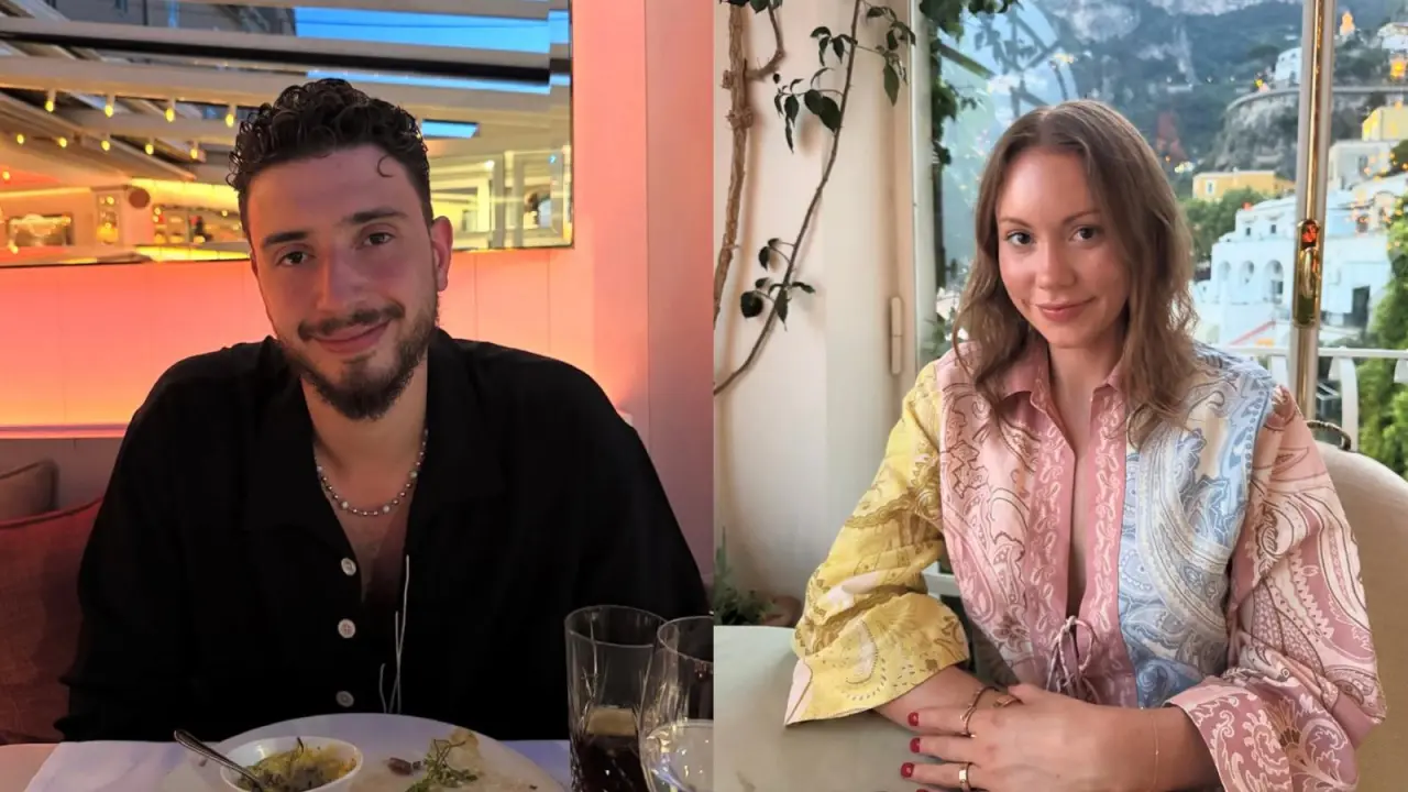 Milli basketbolcu Alperen Şengün ve ABD'li sevgilisi Hannah Cherry'den aşk dolu İtalya molası! 4