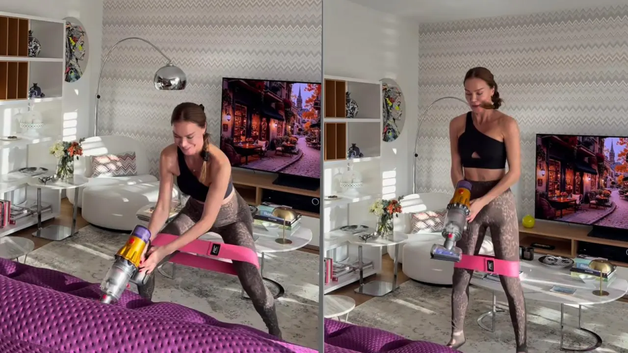 Ebru Şallı’dan evde sporun yeni hali! 1