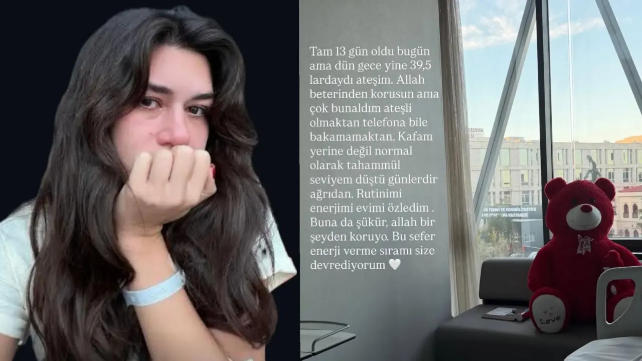 Ünlü fenomen Sibil Çetinkaya hastaneden çıkamıyor! 2