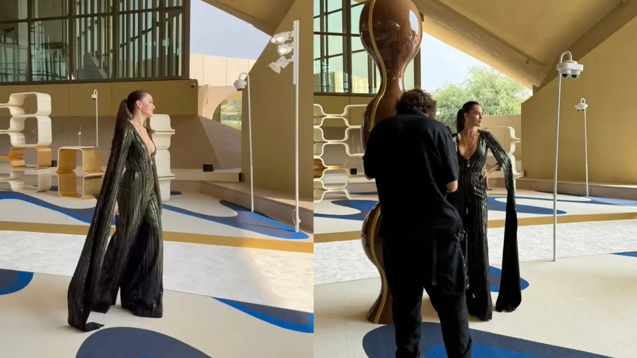 Fahriye Evcen Abu Dabi’de ışıl ışıl! 1