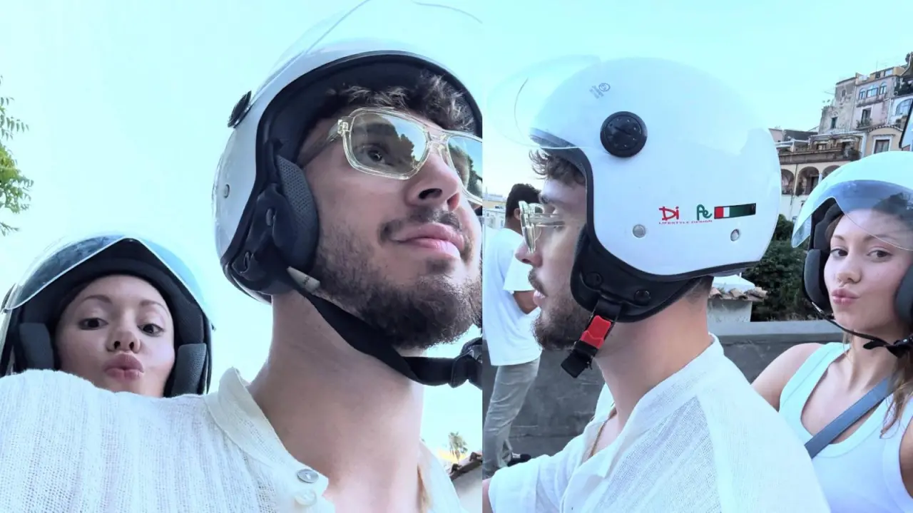 Milli basketbolcu Alperen Şengün ve ABD'li sevgilisi Hannah Cherry'den aşk dolu İtalya molası! 3