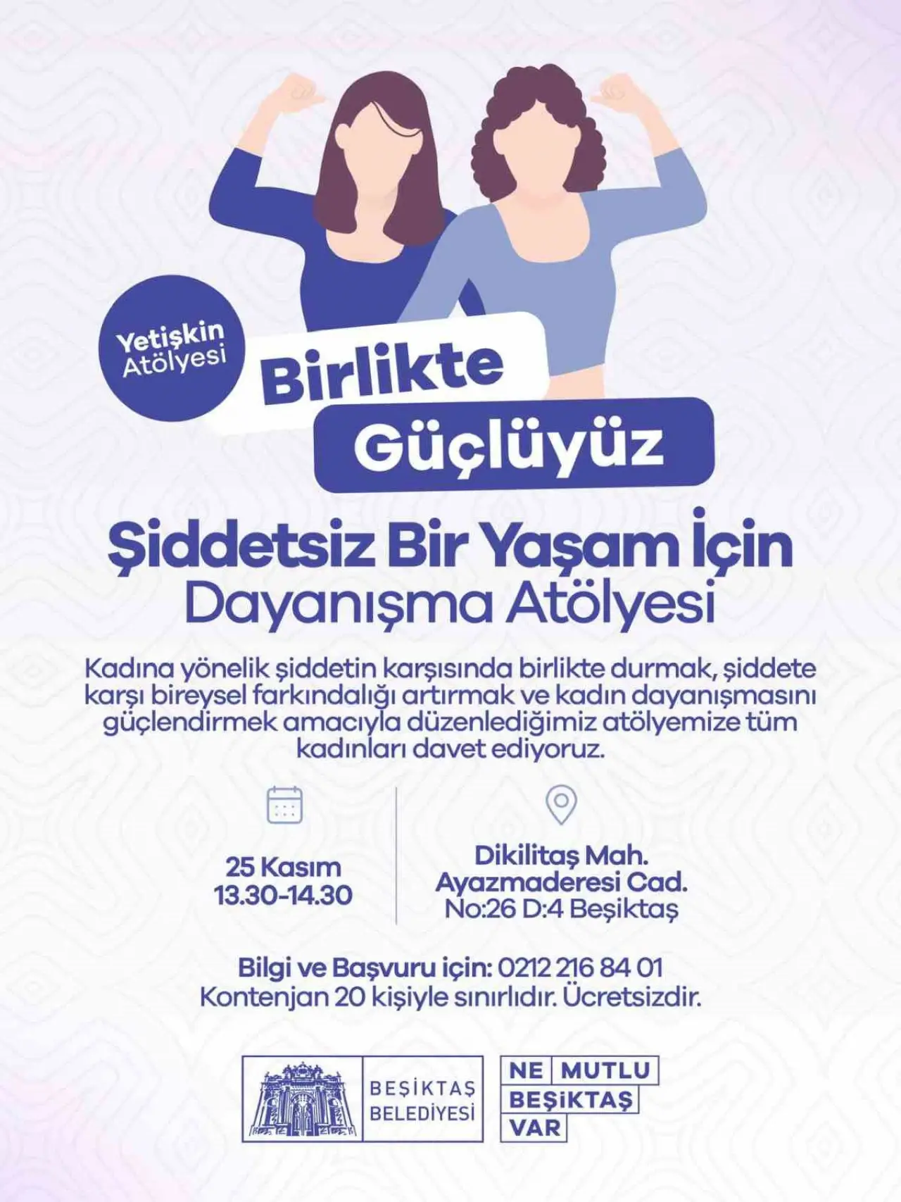 Beşiktaş’ta panelden nöbete, tiyatrodan dayanışmaya: Şiddete karşı tek ses! 1