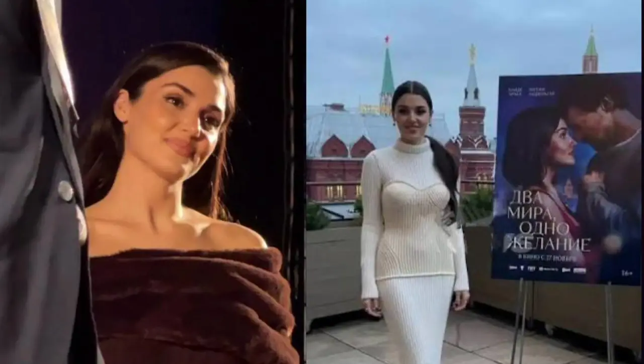 Moskova’da unutulmaz an... Hande Erçel şıklığıyla parladı, duyarlılığıyla gecenin yıldızı oldu! 1