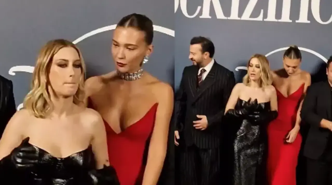 'Sekizinci Aile' galası karıştı... Hazal Kaya geri adım atmadı, Melisa Döngel de vazgeçmedi! 2