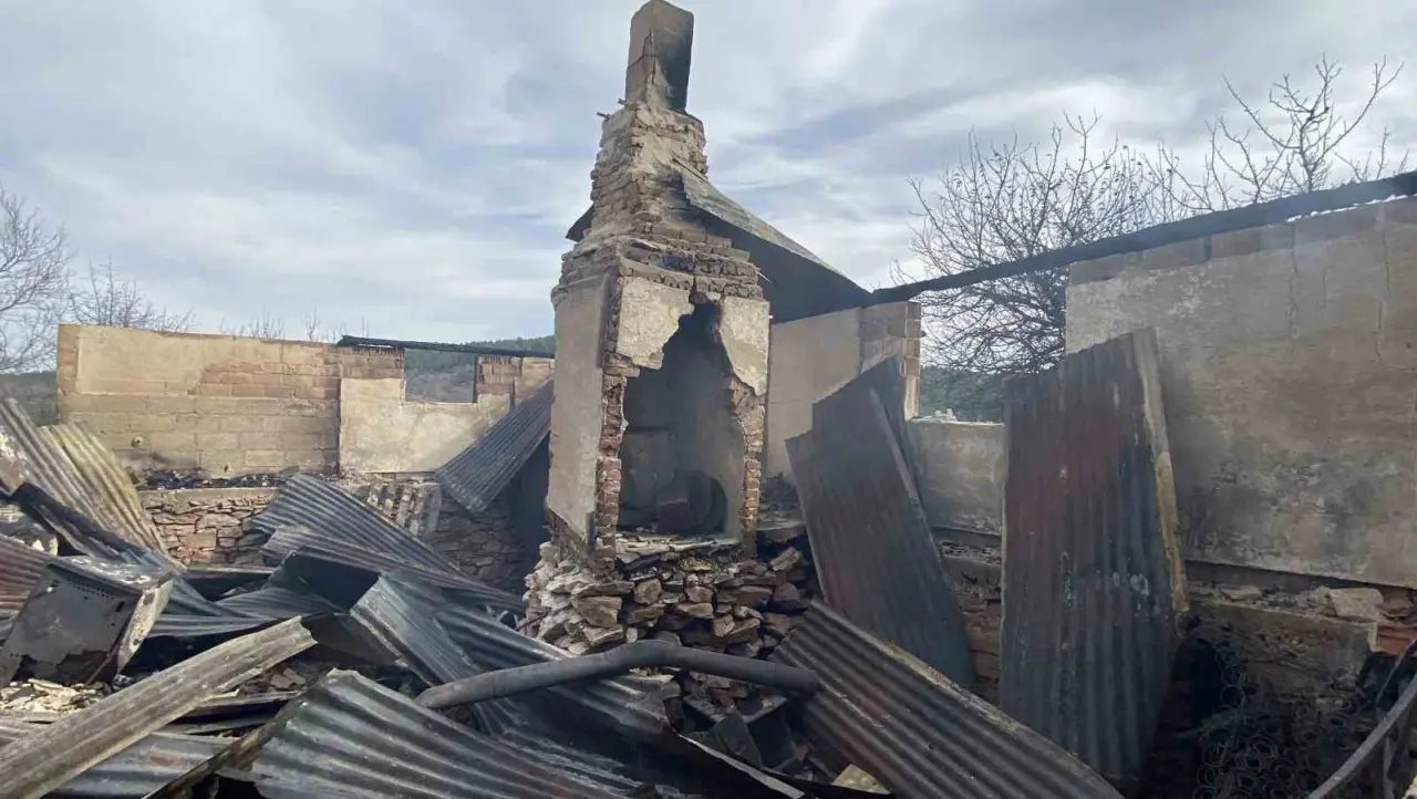 İtfaiye yetişemedi! Bir ev yandı, bir ömür sona erdi... 3