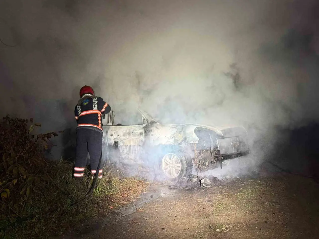 Önce yandı, sonra yok oldu! Geriye kül bile kalmadı... 2