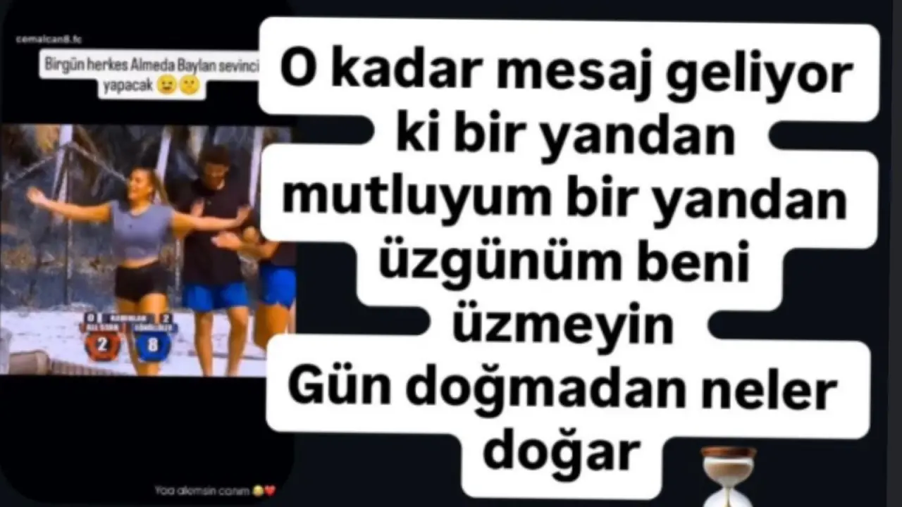 Survivor'ın olaylı yarışmacısı Almeda Baylan'dan esrarengiz paylaşım! 3