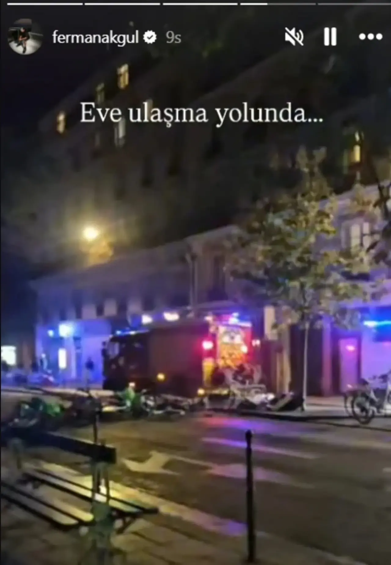 Ferman Akgül Paris'teki protestoların ortasında kaldı 3