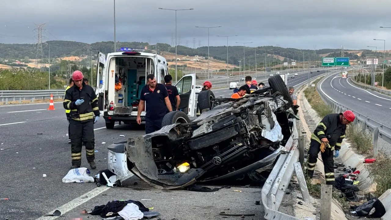 Kuzey Marmara Otoyolu'nda acı kaza... 3 çocuk annesiz kaldı: Detaylar kahretti