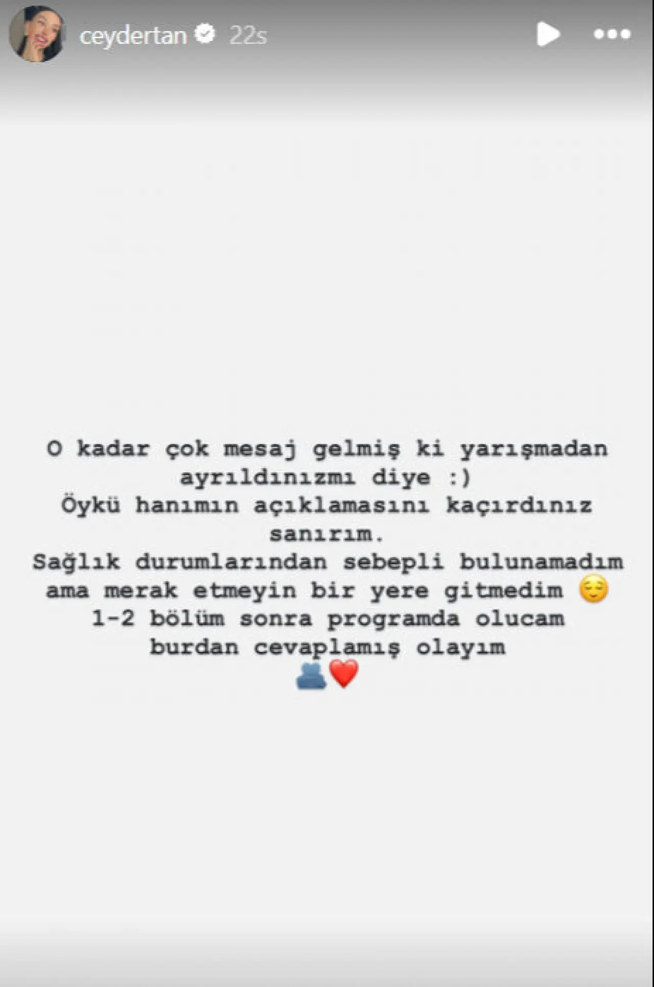 İşte Benim Stilim Ceyda neden yok, ayrıldı mı? Sosyal medya hesabından açıkladı - 1. Resim