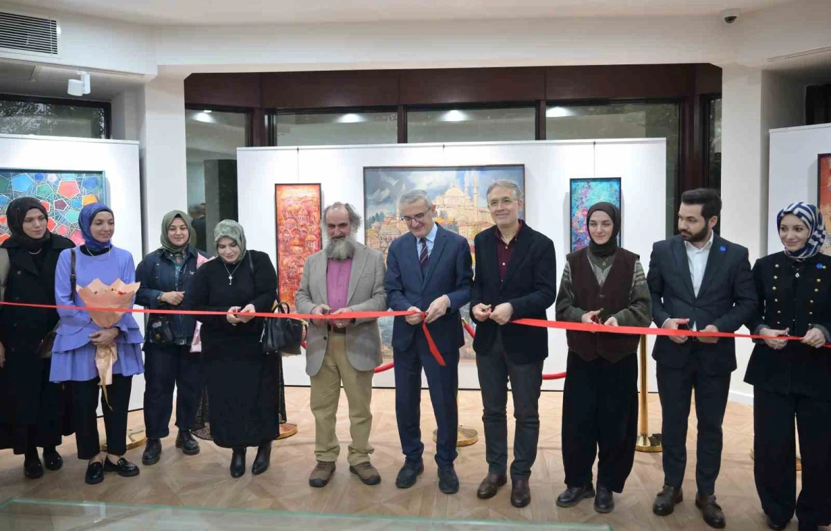 Usta ressamlar Esenyurt'ta sanatseverlerle bir araya geldi 5