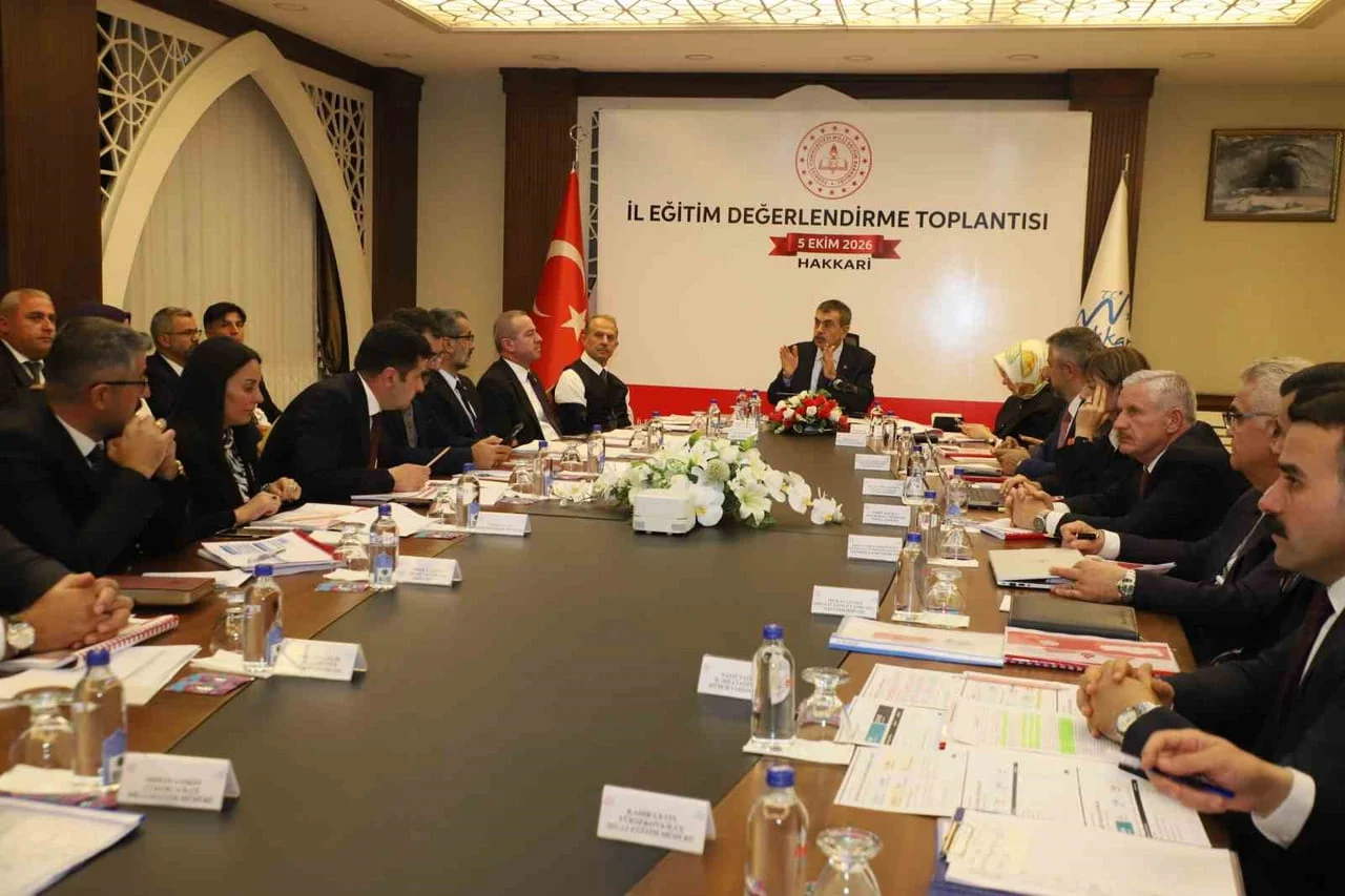 MİLLİ EĞİTİM BAKANI YUSUF TEKİN, HAKKARİ’DE DÜZENLENEN İL EĞİTİM DEĞERLENDİRME TOPLANTISI’NDA...