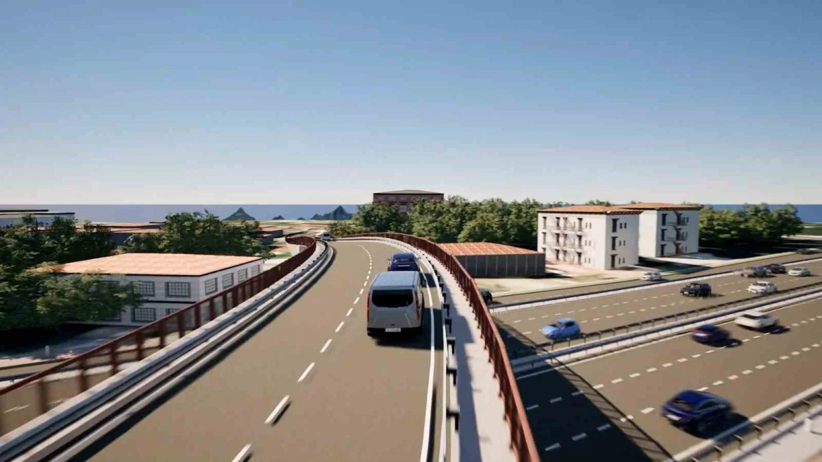 Düzce'de şehir içi trafiğini rahatlatacak Metek Üst Geçidi Projesi onaylandı 2