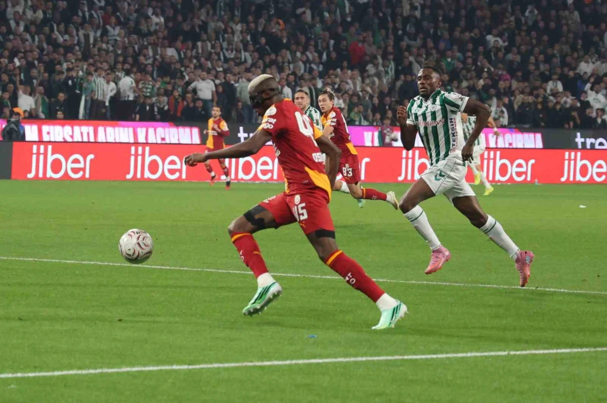 Galatasaray, Konyaspor deplasmanında ilk yarıyı 2-0 önde kapattı 3