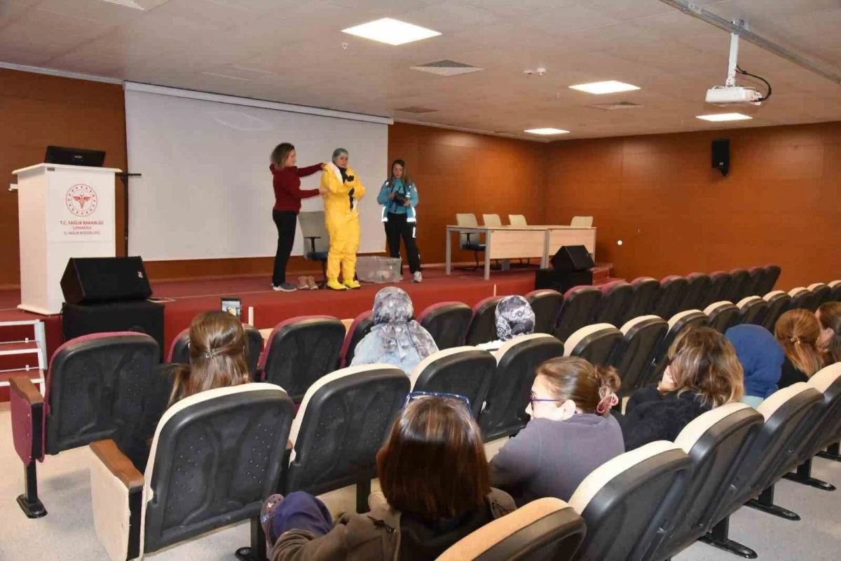 Çanakkale'de acil servis personeline KBRN eğitimi 4