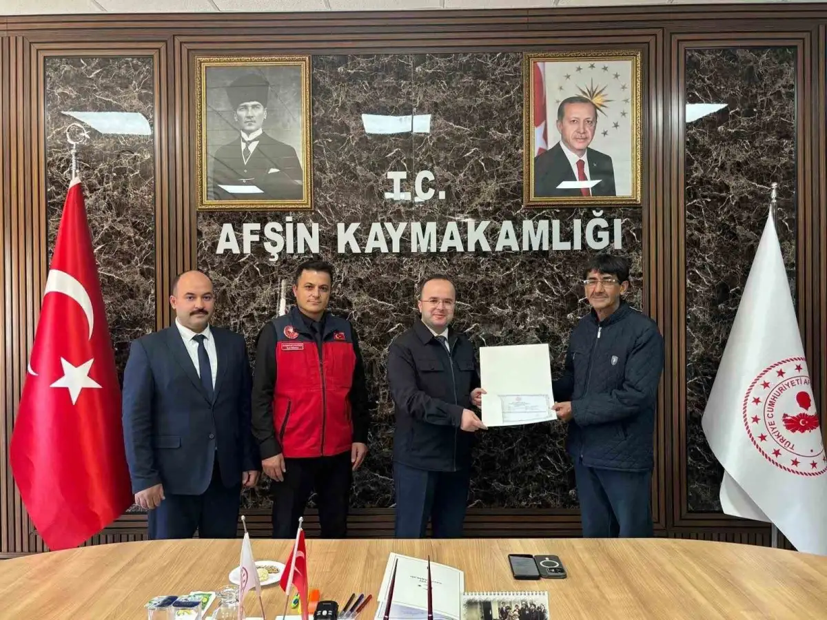 Afşin'de modern sulama eğitimini tamamlayan çiftçilere özel cihaz 4