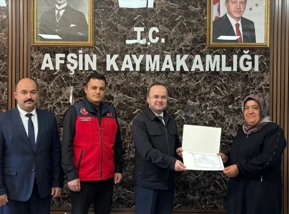 Afşin'de modern sulama eğitimini tamamlayan çiftçilere özel cihaz 3