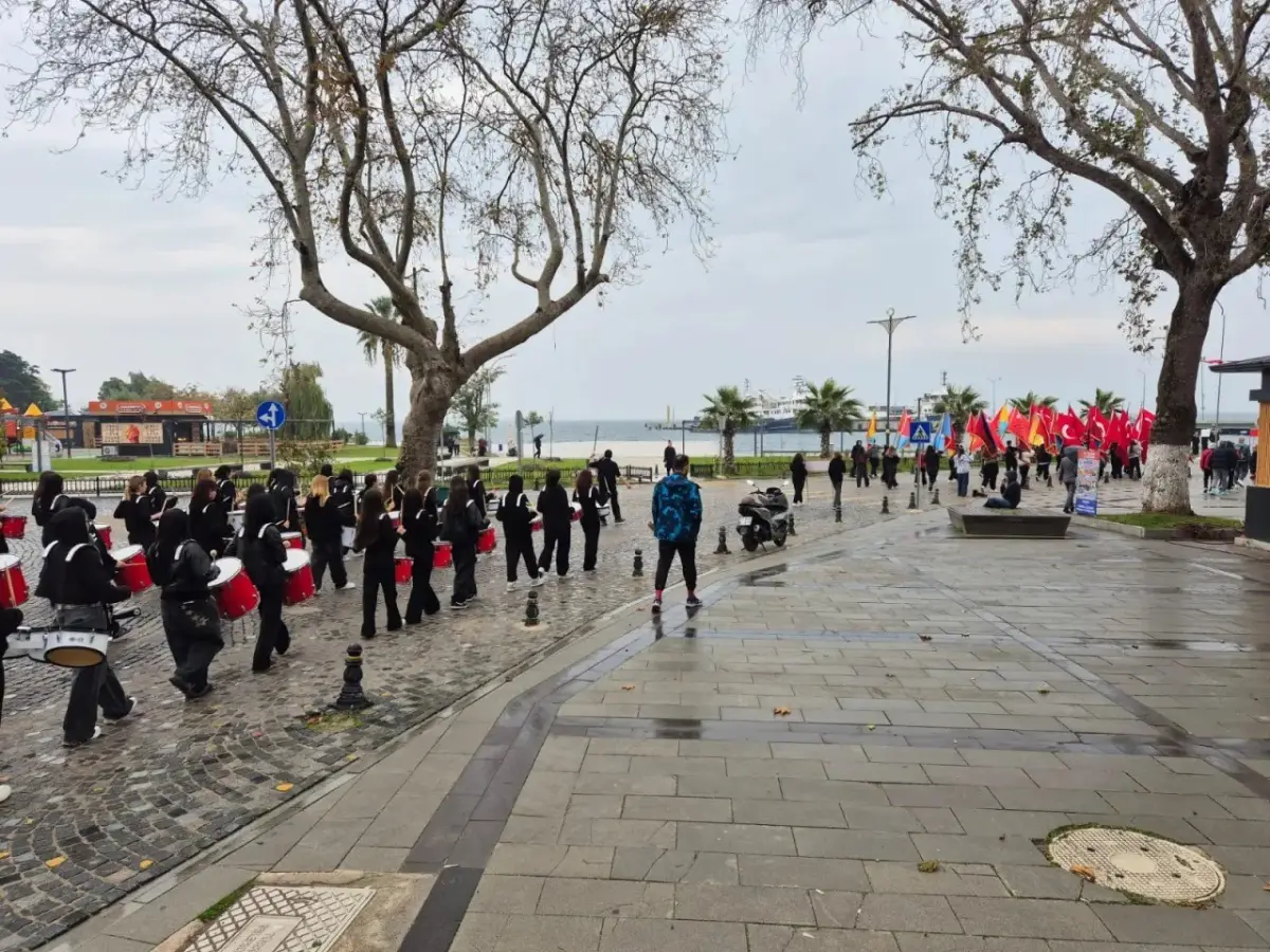 Sinop'ta Cumhuriyet Bayramı kutlamaları için genel prova yapıldı 1