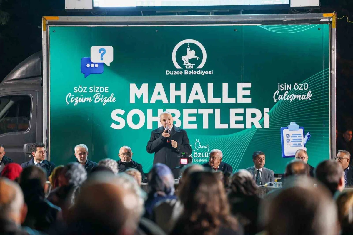 Faruk Özlü'den Şıralık Mahallesi'nde net mesaj: "Düzce'nin her ihtiyacı benim sorumluluğumda" 1