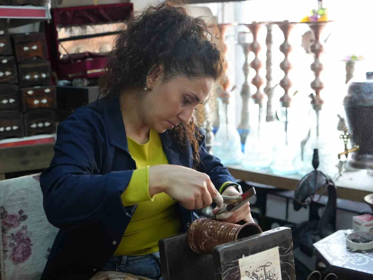 Gaziantep'te hobi olarak başladığı bakırcılıkta usta oldu 4