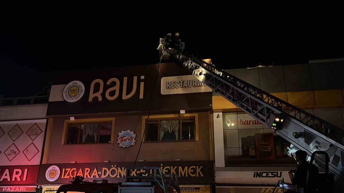 Konya'da fırın bacasında çıkan yangın paniğe yol açtı 2