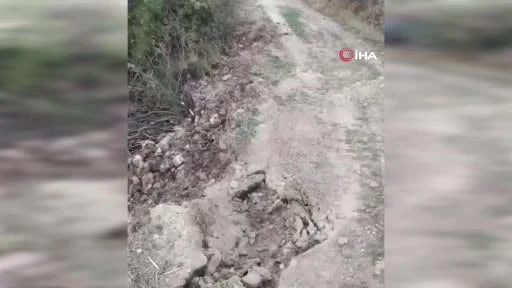 Gercüş’te vinç şarampole yuvarlandı: 1 yaralı