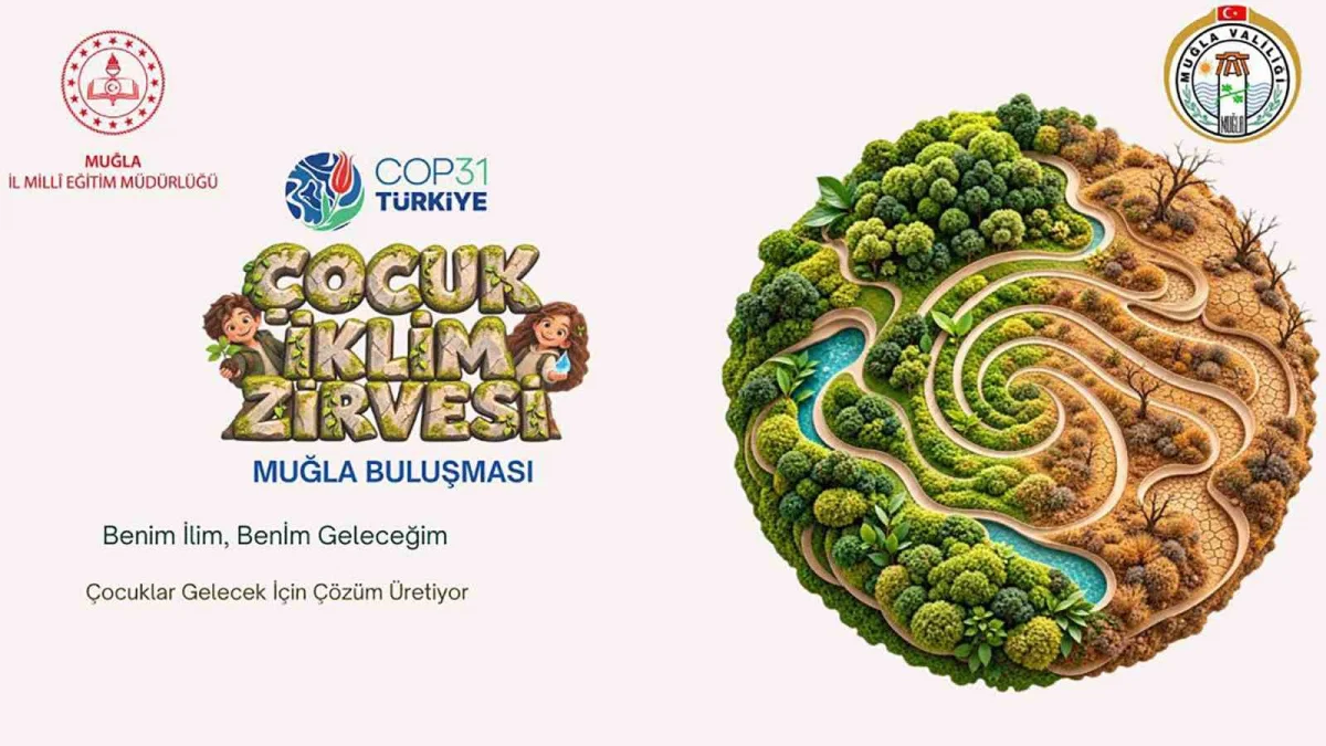 Muğla'daki Çocuk İklim Zirvesi'nde öğrenciler çevre için çözüm önerilerini sundu 3