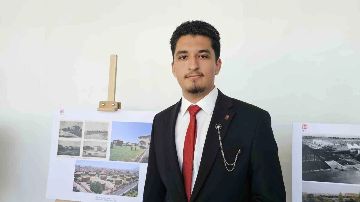Kayseri'de üniversite öğrencisi kampüsün fabrika geçmişini sergiledi 1