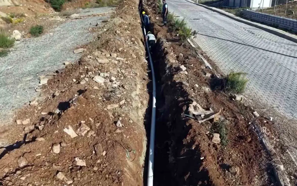 Fethiye'de TOKİ konutlarının su sorunu 3 milyon liralık yatırımla çözülüyor 3