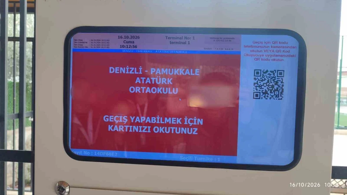 Denizli'deki okullarda dedektörlü güvenlik seferberliği 2