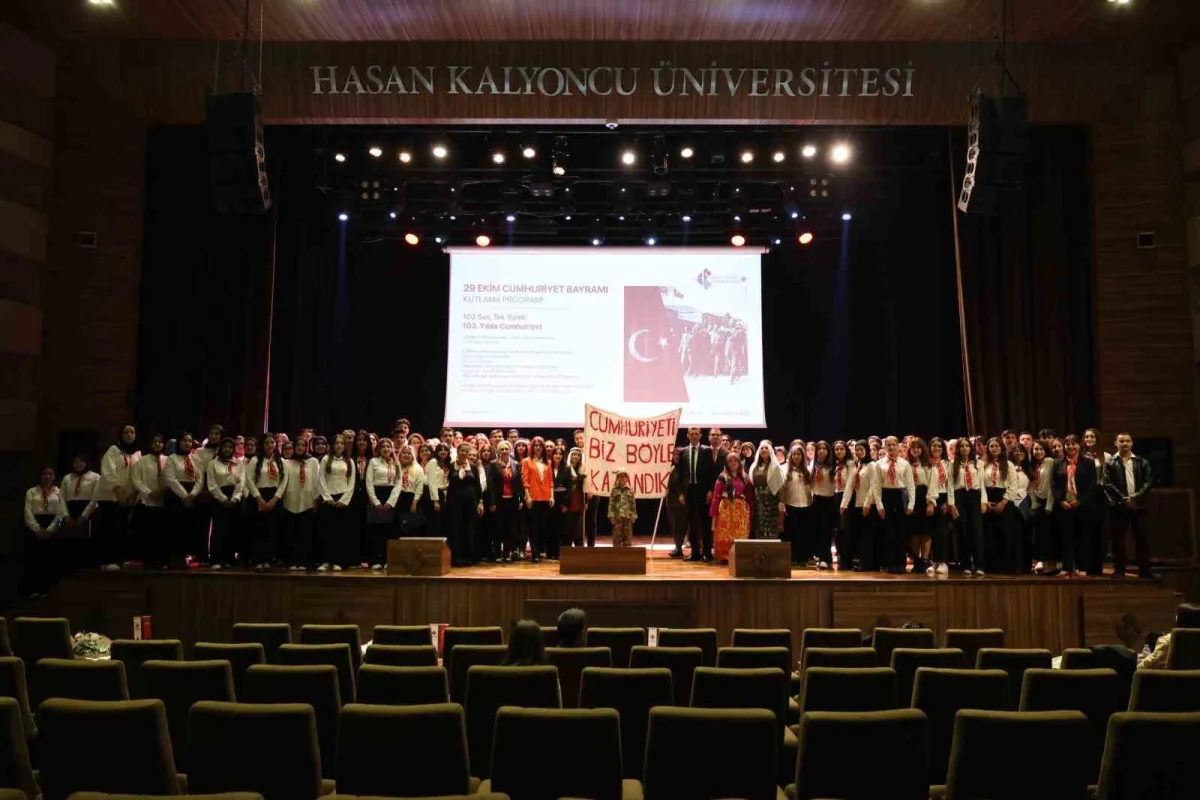 Hasan Kalyoncu Üniversitesi'nde Cumhuriyet'in 103. yılı kutlandı 1