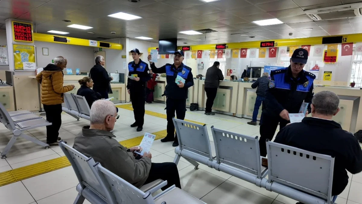 Samsun'da polisten esnaf ve vatandaşa güvenlik uyarısı 2