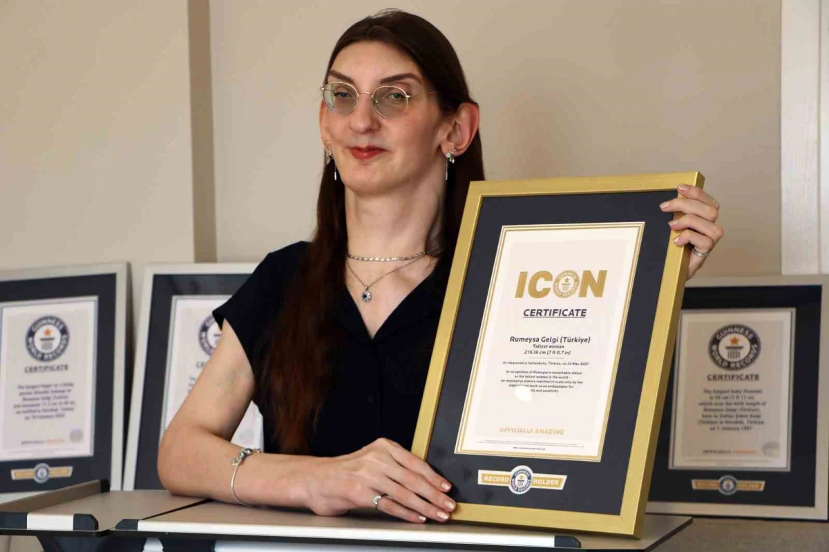 Safranbolulu Rumeysa Gelgi 12 yılda 8 kez Guinness Rekorlar Kitabı'na girdi 3