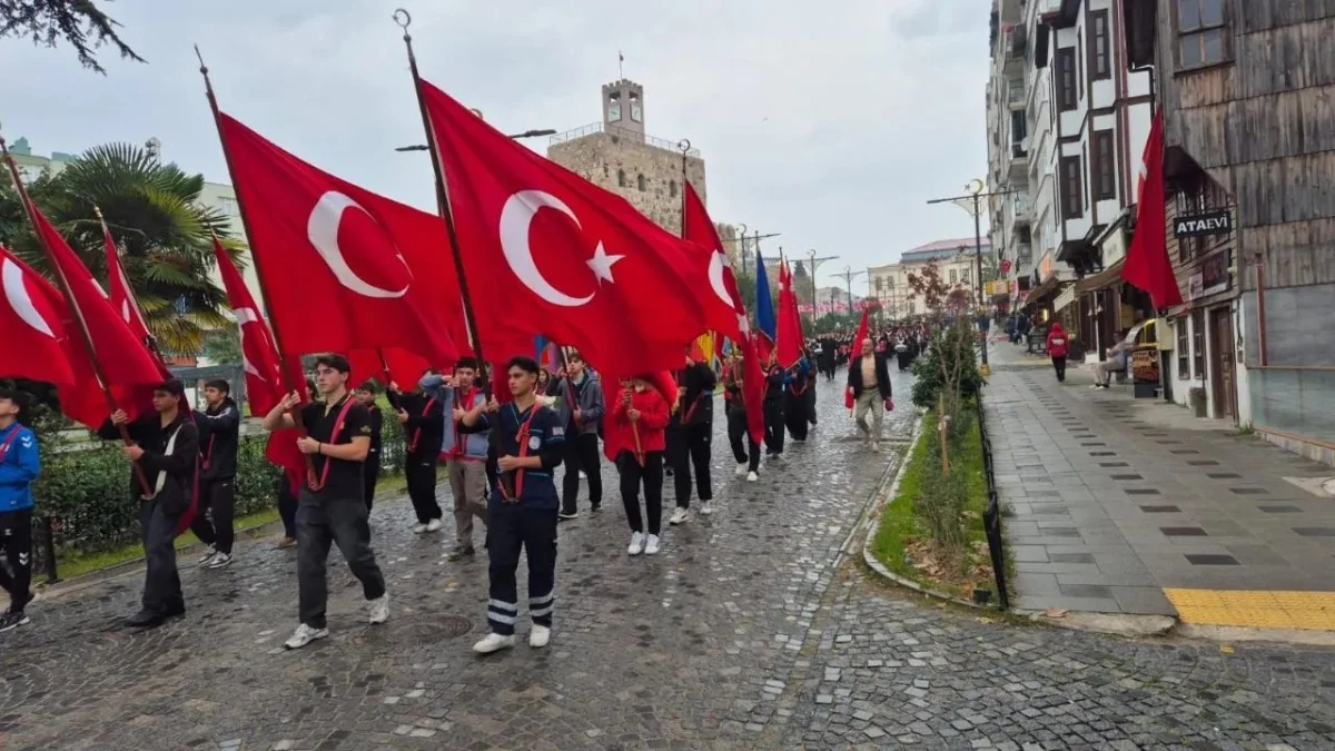 Sinop'ta Cumhuriyet Bayramı kutlamaları için genel prova yapıldı 4