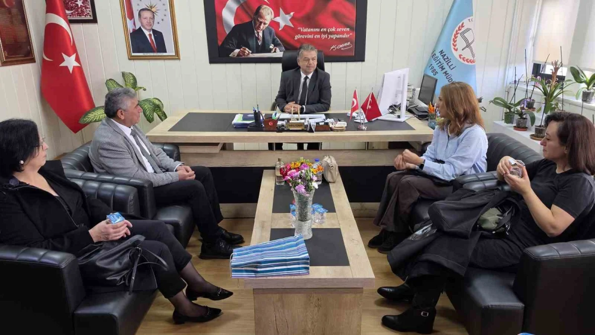 Avrupalı eğitimcilerden Nazilli İlçe Milli Eğitim Müdürü Güner'e ziyaret 2