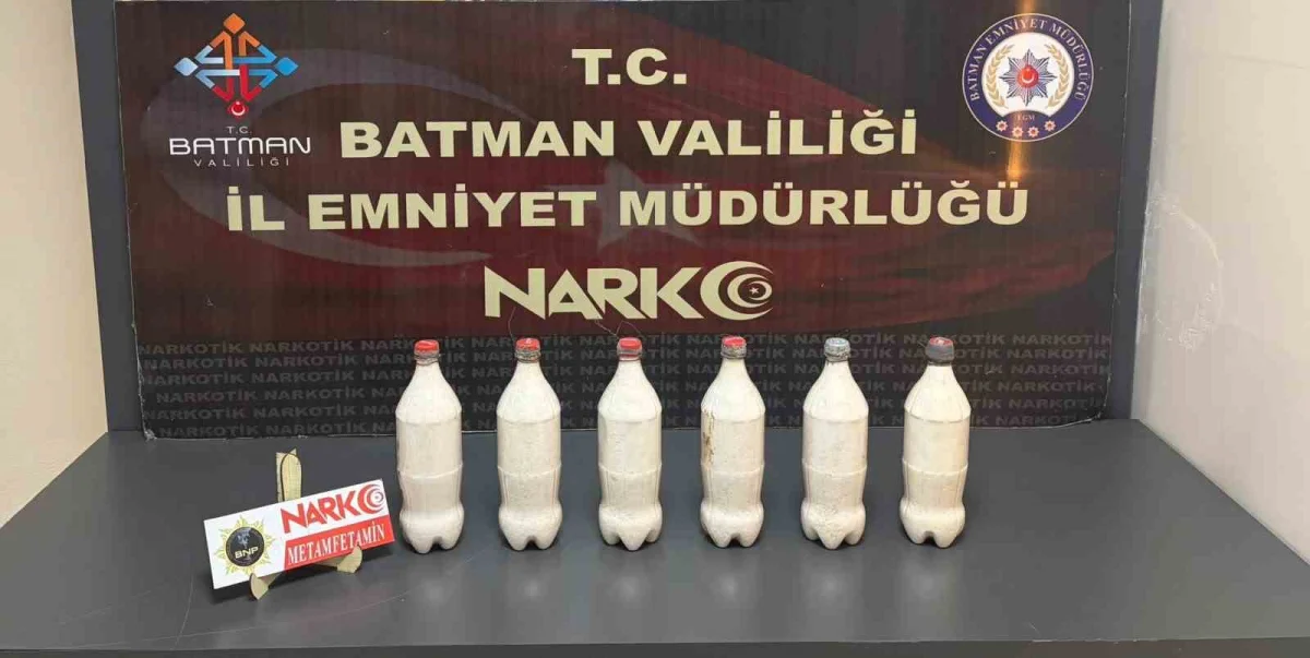 Batman'da aracın benzin deposuna gizlenen 5 kilo 200 gram metamfetamin ele geçirildi 1
