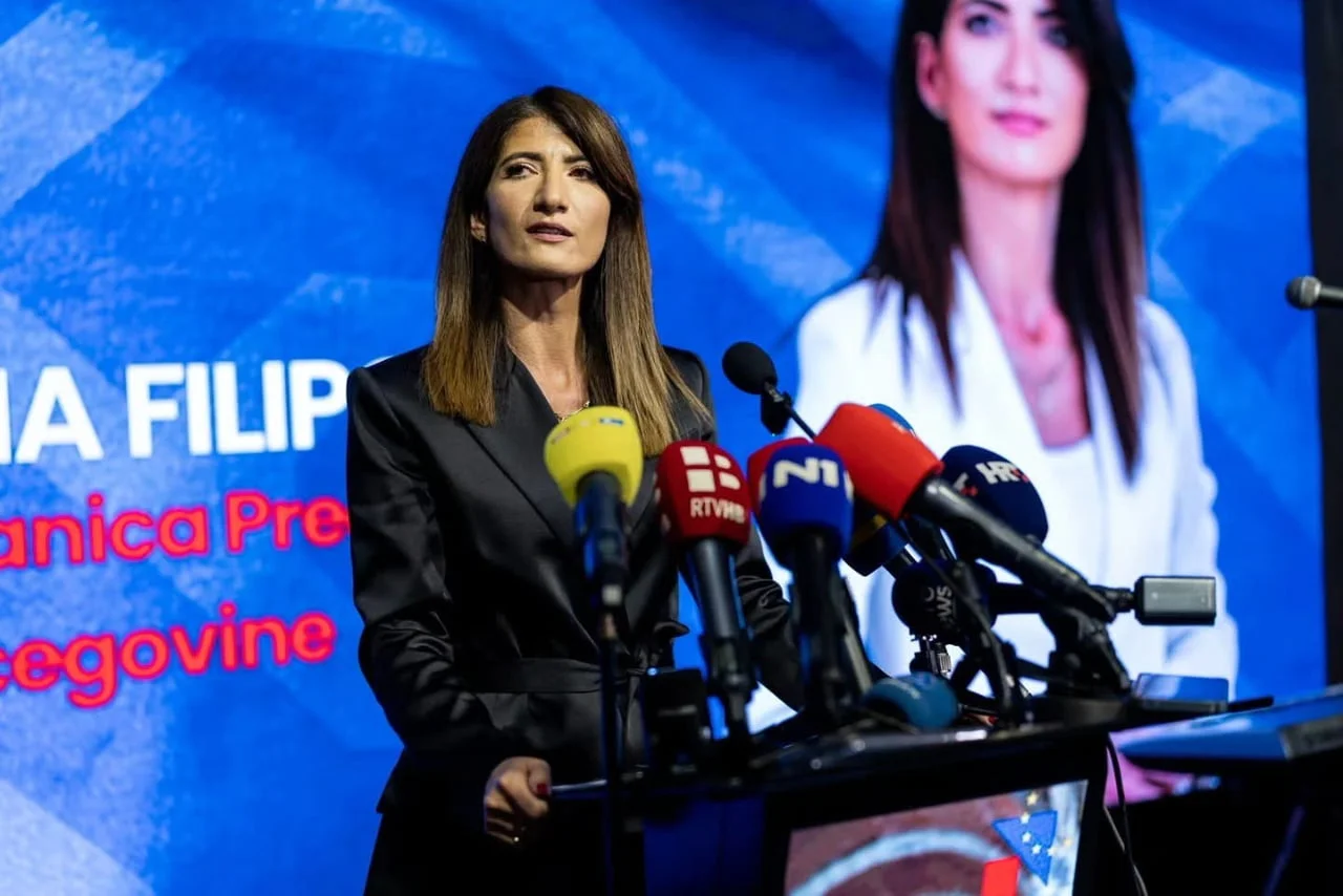 HDZ ADAYI DARİJANA FİLİPOVİC - SARAYBOSNA (İHA) - BOSNA HERSEK'TE BUGÜN GERÇEKLEŞTİRİLEN GENEL...