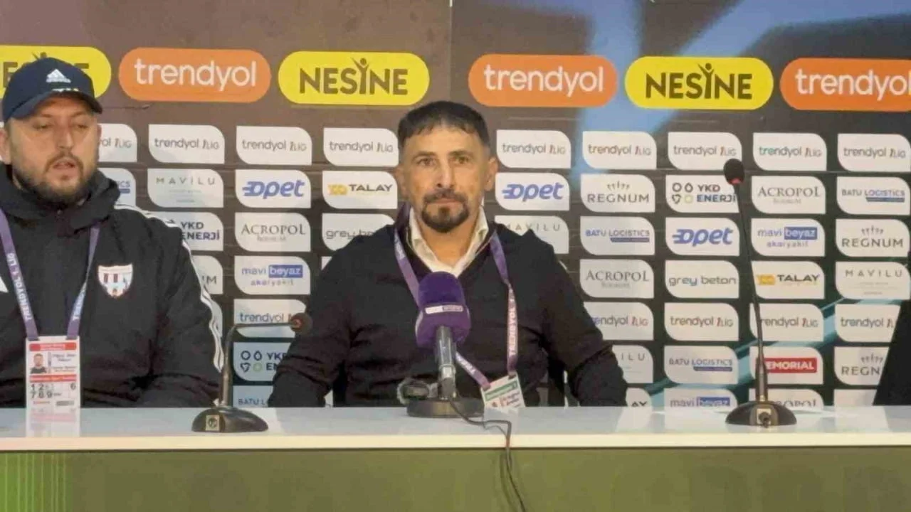 BANDIRMASPOR TEKNİK DİREKTÖRÜ ERTUĞRUL ARSLAN, BODRUM FK MAÇININ ARDINDAN YAPTIĞI AÇIKLAMADA...