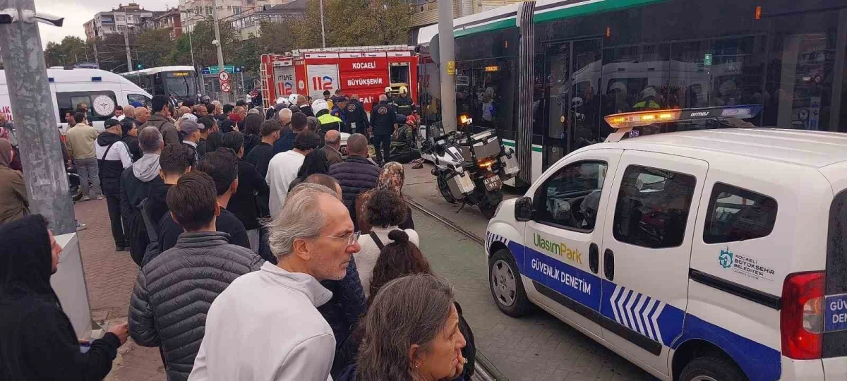 Kocaeli'de tramvayın çarptığı kadın hayatını kaybetti 2