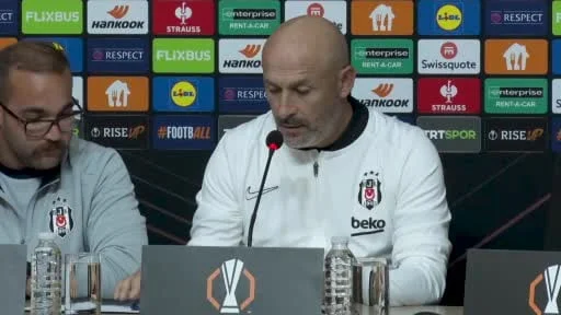 Beşiktaş Teknik Direktörü Vincenzo Italiano, UEFA Avrupa Ligi’ndeki karşılaşacakları Crystal...
