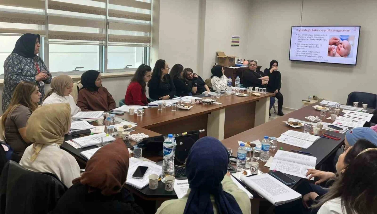 Bayburt Devlet Hastanesi personeline temel yenidoğan bakımı eğitimi verildi 1