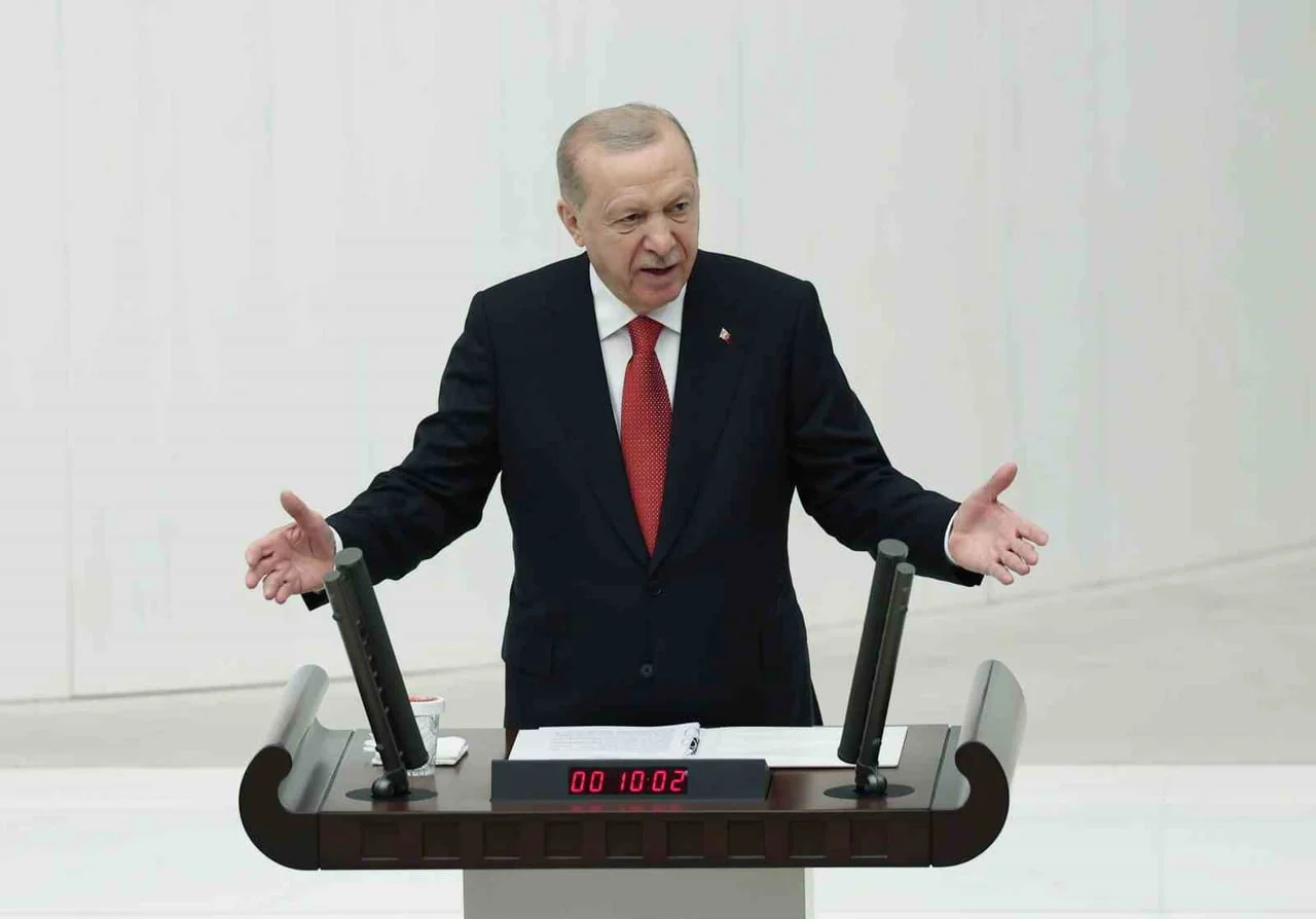 CUMHURBAŞKANI ERDOĞAN, TBMM GENEL KURULU 28. DÖNEM 5. YASAMA YILI AÇILIŞ TÖRENİNDE...