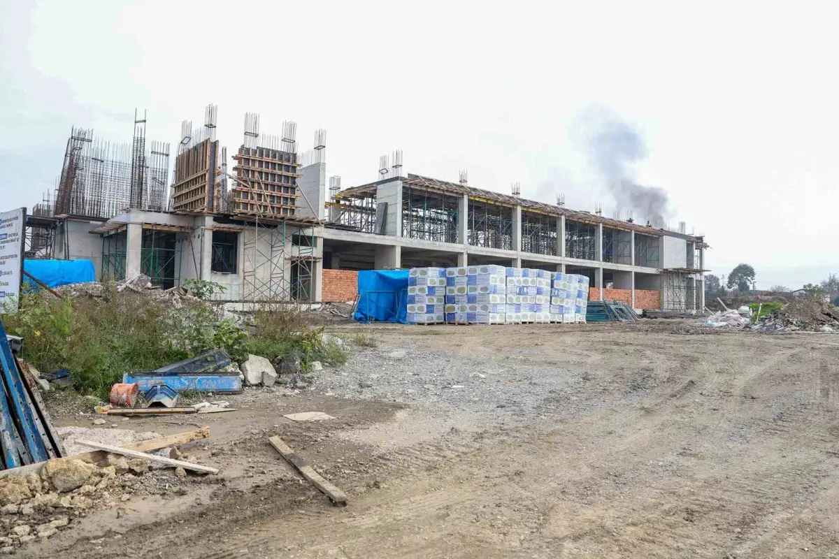 Düzce'deki 19 Mayıs Spor Kampüsü inşaatında sona yaklaşıldı 2