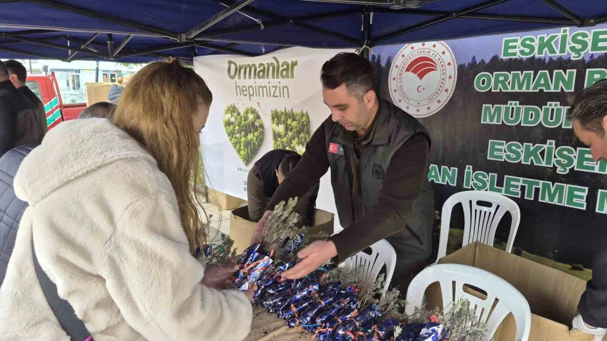 Eskişehir'de Cumhuriyet'in 103'üncü yılına özel bin 103 lavanta fidanı dağıtıldı 5