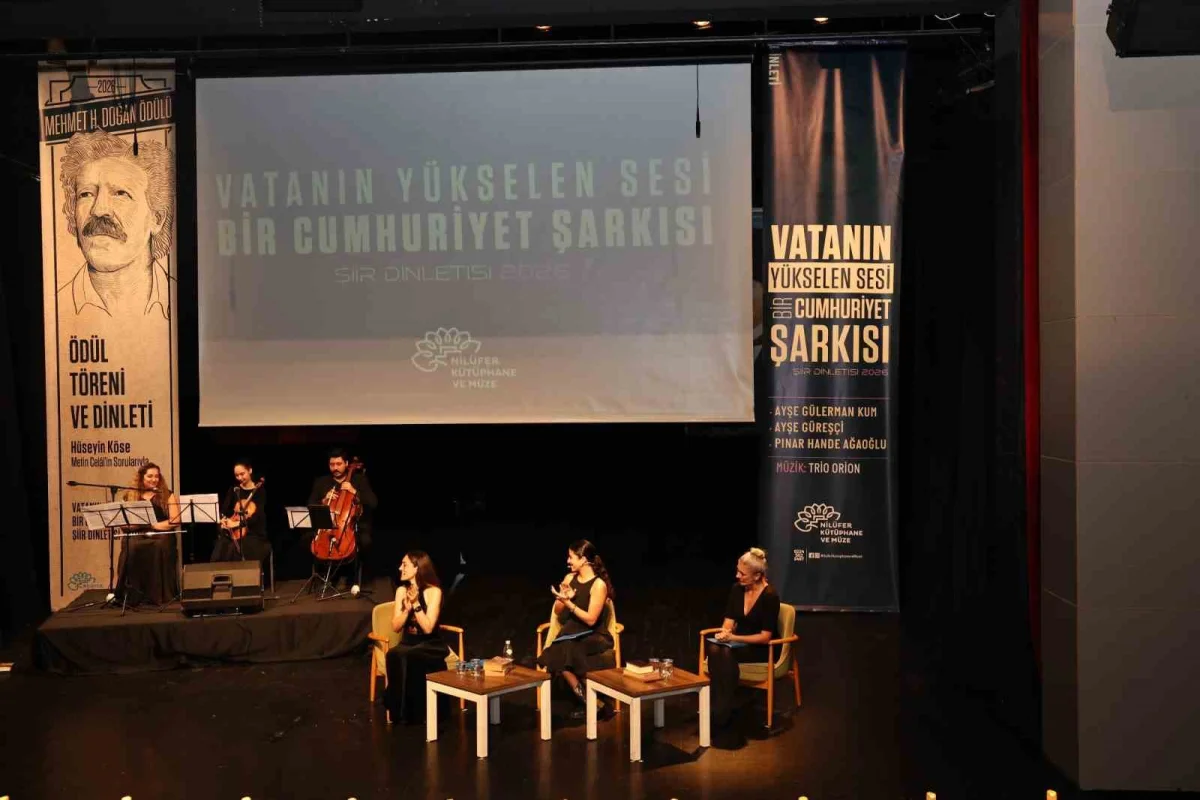 Nilüfer'de düzenlenen Mehmet H. Doğan Ödülü Hüseyin Köse'ye verildi 2