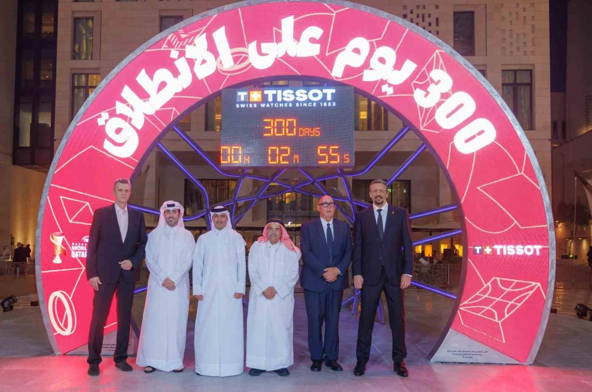 Hidayet Türkoğlu, Katar'daki FIBA 2027 Dünya Kupası geri sayım törenine katıldı 3
