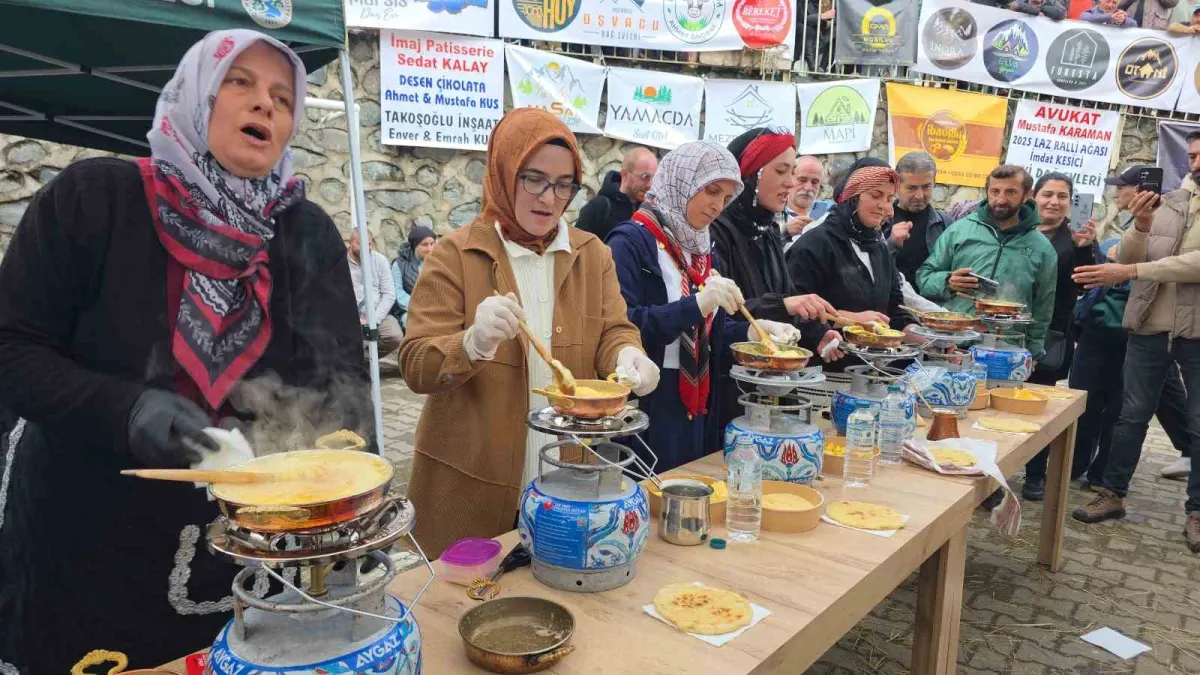 Çamlıhemşin'de 16. Laz Ralli heyecanı: Tahta arabalarla zorlu mücadele 4