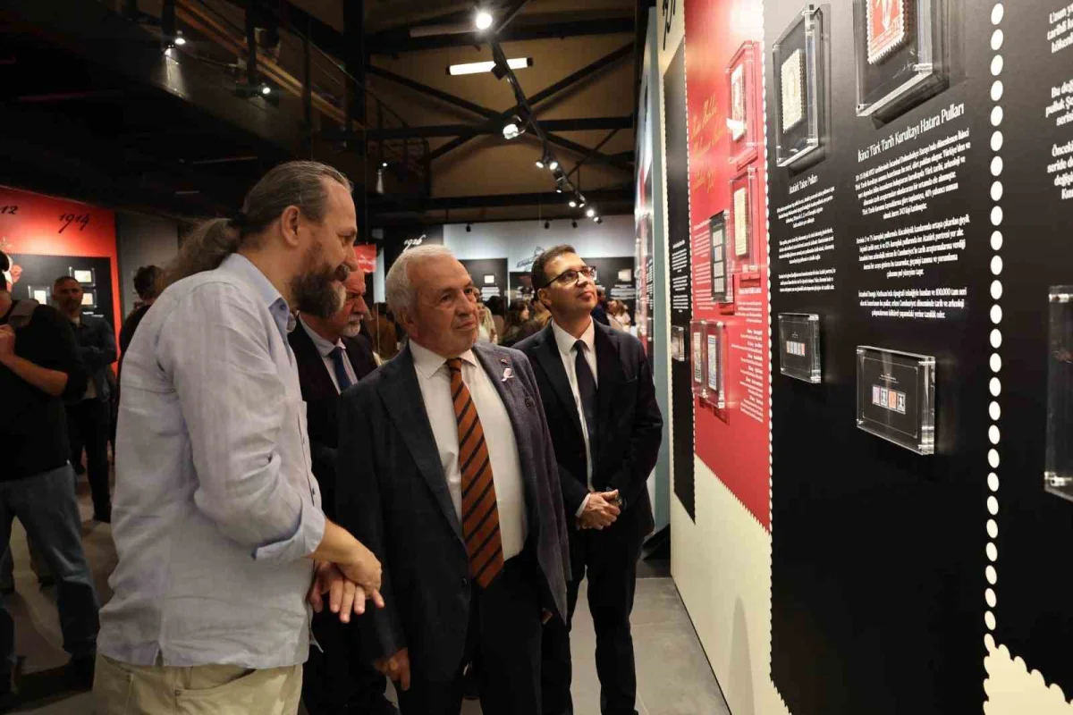 Cumhuriyet'in görsel hafızası Bursa Nilüfer'de pullarla canlandı 3